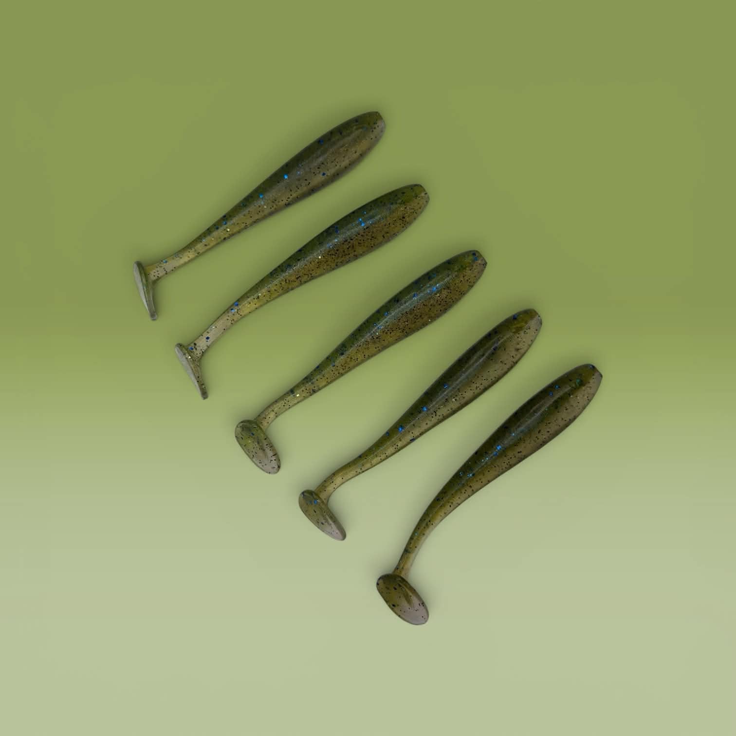 3.5 inch slick swim bait 10 pack
