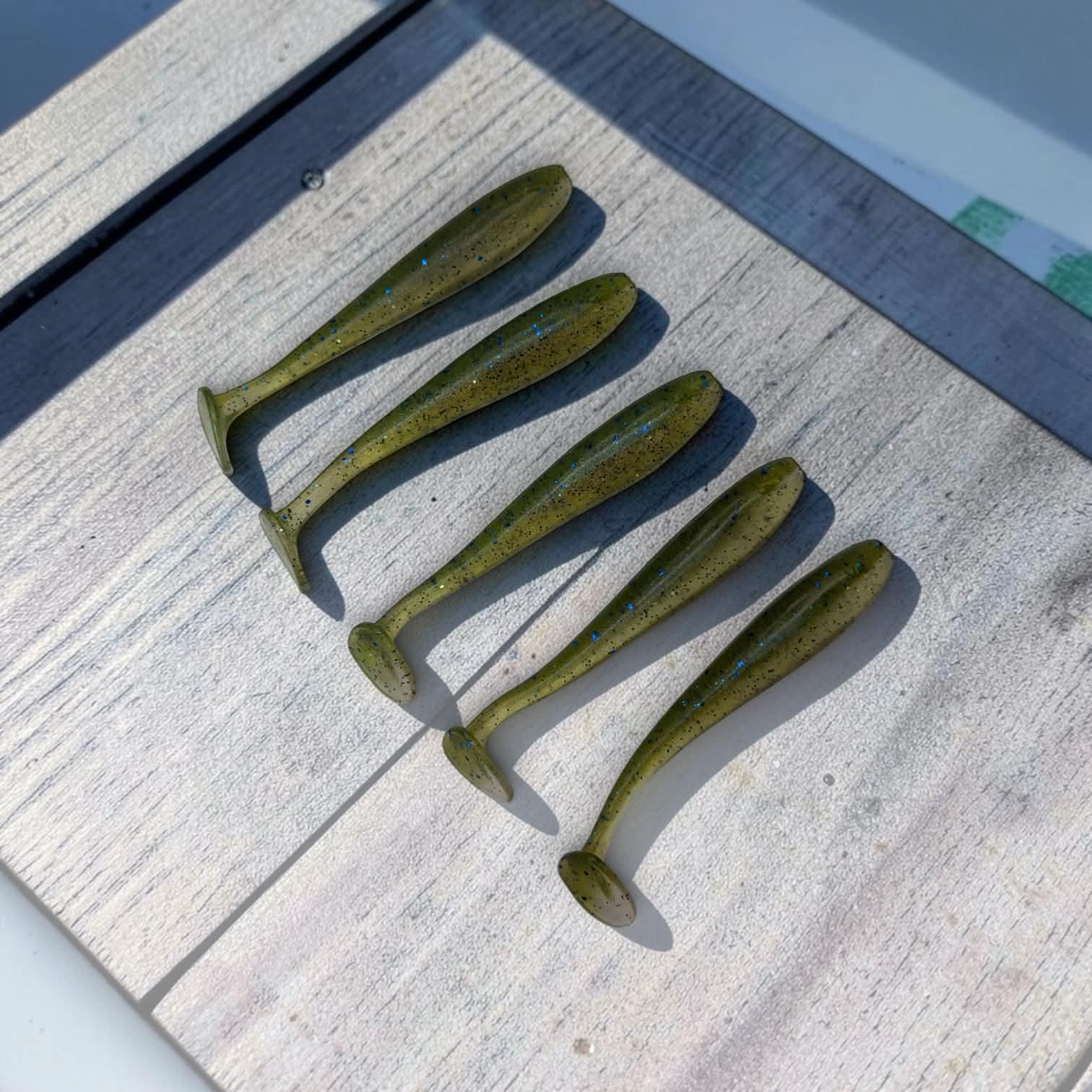 3.5 inch slick swim bait 10 pack