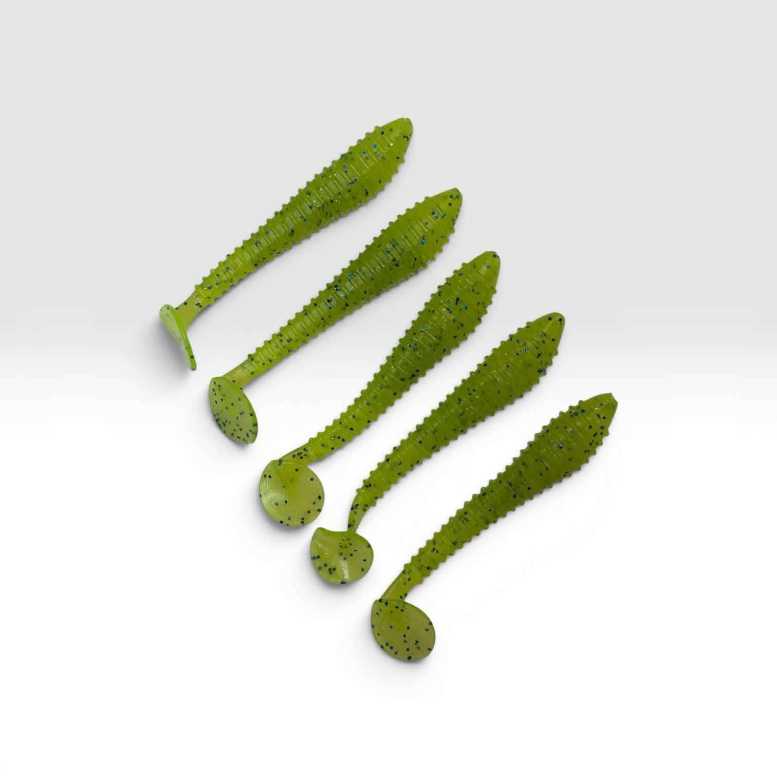 3.5 inch ringed swim bait 10 pack