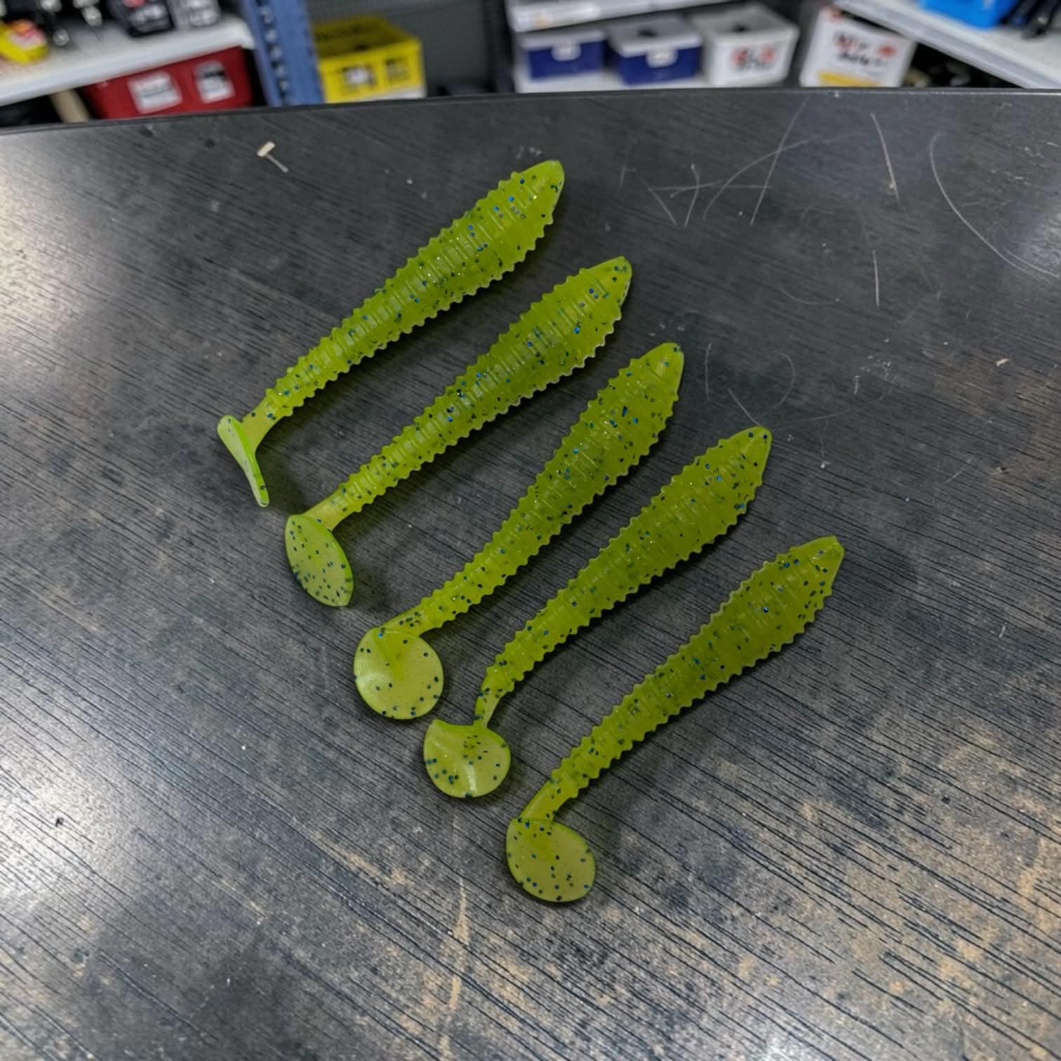 3.5 inch ringed swim bait 10 pack